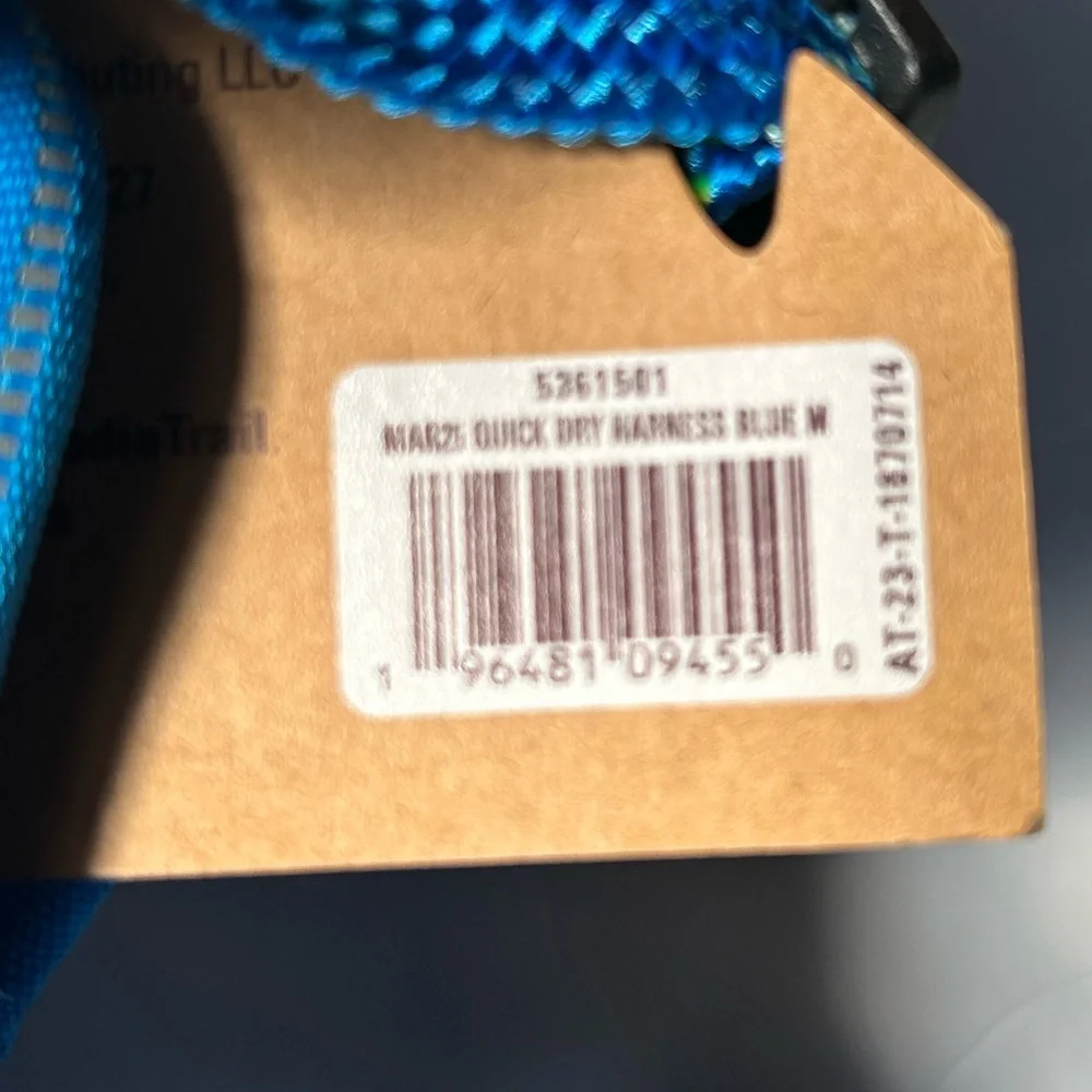 New Arcadia Trail® Quick Dry Dog Blue Harness M